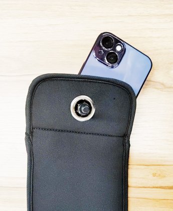 Customized Logo Lockable Phone Pouch Anti-Theft Neoprene Signal Blocked Pouch Faraday Bag Lockable Phone Pouches for High School